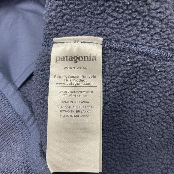 Patagonia Jacket Womens XS Navy Better Sweater Full Zip Fleece Sapphire Ventures - Picture 5 of 10